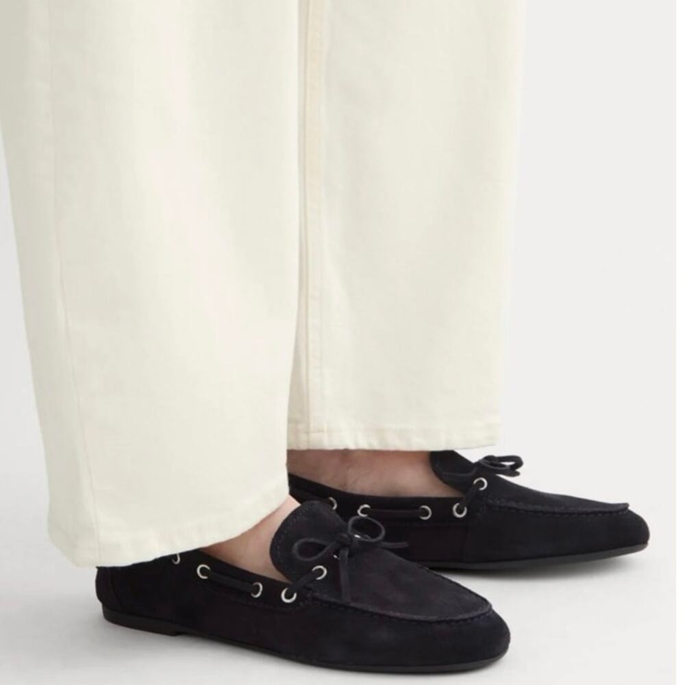 Everlane the Boat Shoe Dark Navy Suede